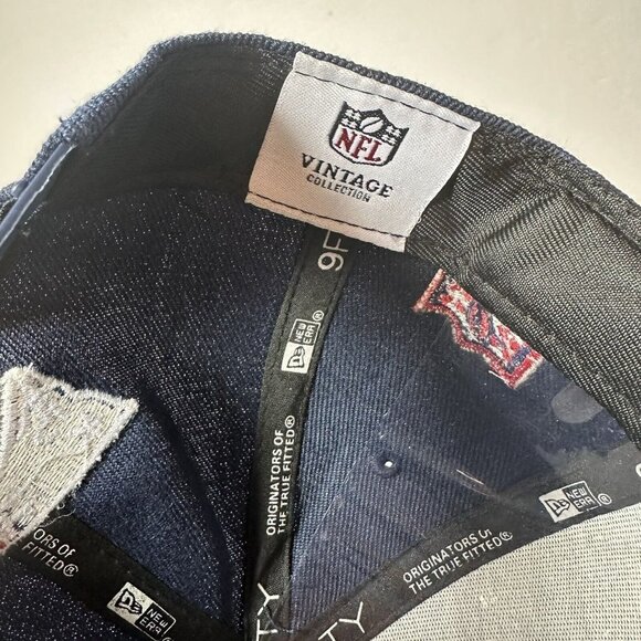 New Era New England Patriots NFL 9FIFTY Embroidered Hat Snapback Cap NWT - Picture 5 of 7